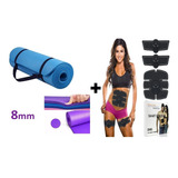 Combo Electro Estimulador Muscular + Colchoneta 8mm Fitness