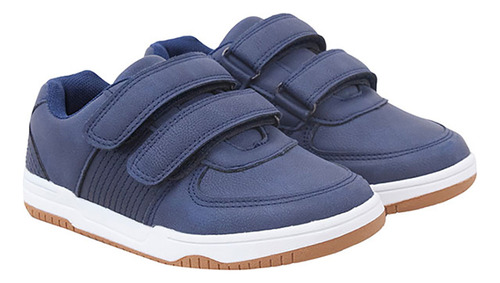 Zapatilla Niño Velcros Color Navy Corona