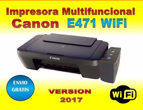 Canon E471 Wifi+sistema Continuo De Lujo Full Tinta, Compra y Venta