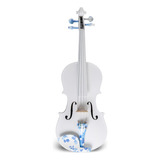 Violín Aureal Semiprofesional 3/4 Estuche Arco Brea Ds005-34 Color Blanco