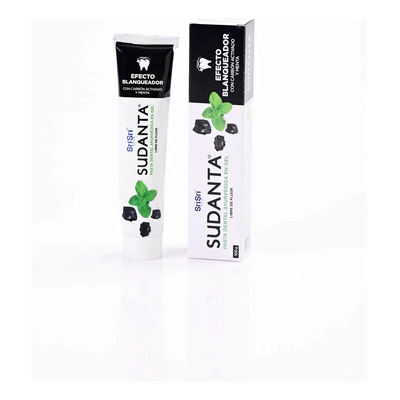 Pasta Dental Vegana Gel Efecto Blanqueador Sri Sri Sudanta Sin Tacc 200gr