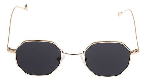 Mujeres Para Hombre Gafas De Terre Octagonales Metal Retro