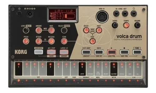 Sintetizador Digital De Percusion Korg Volca Drum