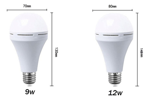 Bombillas Led, Luz Led De Emergencia, Luces Nocturnas Recarg