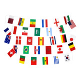 Banderines De Fútbol 2022 Con 32 Banderas De Países, 20 Unid