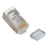 Conector Plug Rj45 Para Cable Utp Con Guía Saxxon S901e Cat6