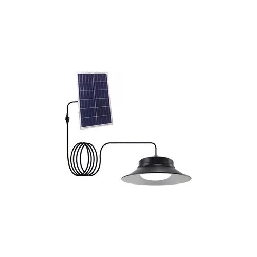 Lampara Solar Led Campana 100 W Terraza / Jardín 