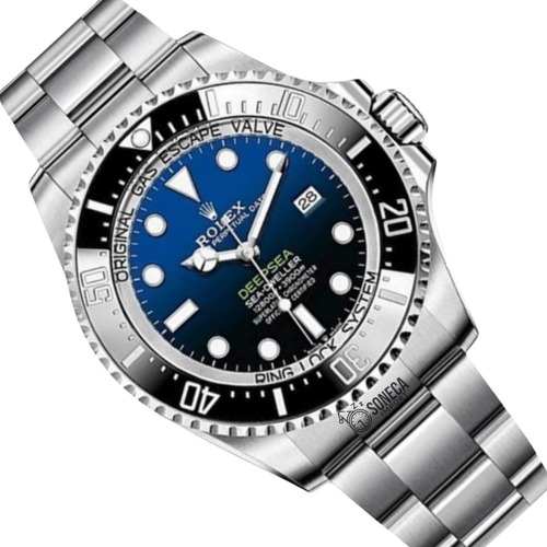 Relógio Rolex Deep Sea Azul Degrade Base Eta 3035 Safira