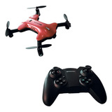 Drone Drocon Con Camara Rc Hd Wifi + Control + 1 Bateria Color Rojo
