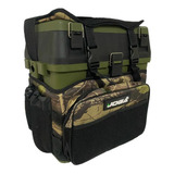 Caixa Jogá Fishing Box Plástico Alça Tipo Mochila Camuflado