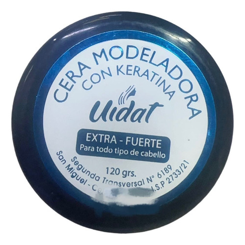 Pack 6 Cera Modeladora Con Keratina Uidat 120g