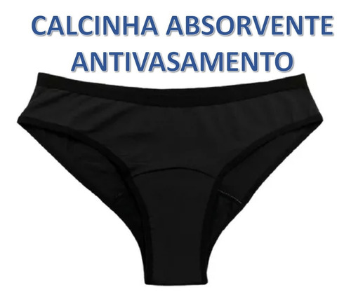 Calcinha Absorvente Fluxo Intenso Incontinência Urinária 