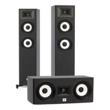 Kit Home Thater 3.0 Jbl Linha Stage Torre E Central Novo