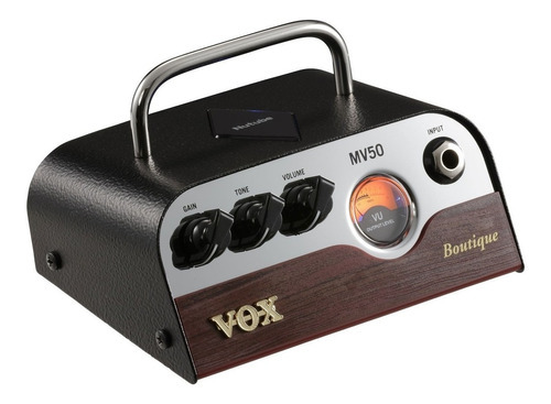 Amplificador Vox Mv50 Series Rock Valvular Para Guitarra De 50w Color Bordó 19v