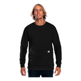 Buzo Reef Lifestyle Hombre Perth Crew Negro Cli