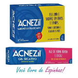 Kit Acnezil Sabonete Exsecante 90g + Gel Secativo 10g Acnase