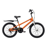 Bmx Infantil Royalbaby Freestyle R20 Freno V-brakes Color Naranja Con Pie De Apoyo  