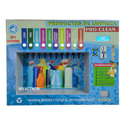 Maquina Vending Productos De Limpieza 10 Tomas | MercadoLibre