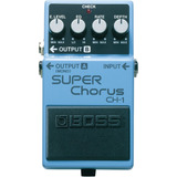 Pedal De Efeito Boss Super Chorus Ch-1 Azul Original + Nf