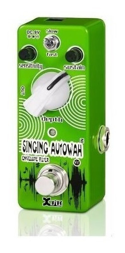 Pedal Efecto Wah Wah Xvive Singing Autowah Para Guitarra