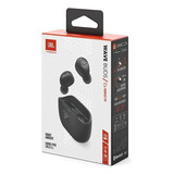 Fone De Ouvido Bluetooth Jbl Wave Buds - Com Microfone Preto