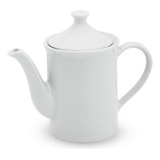 Bule Chaleira De Porcelana Branca 650ml Alto Para Café Chá