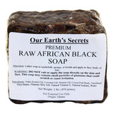 Jabon Negro Our Earth's Secrets Crudo Africano  1 Libra