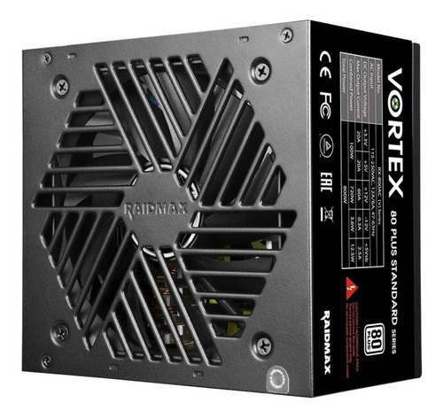 Fuente Poder Raidmax 500w Rx-500af-v Plus Bronze - Revogames Color Negro