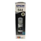 Botella De Tinta Epson 544 T544 Bk 65ml Nuevo 