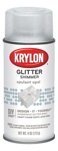 Krylon I Opulent Opal Glitter Spray, 4 Onzas