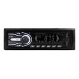 Mp3 Som Automotivo 5566t 2x Usb Bluetooth Led Branco 4x50w