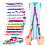 Juego Para Hacer Pulseras Artesanal Diy Con Accesorios Niñas