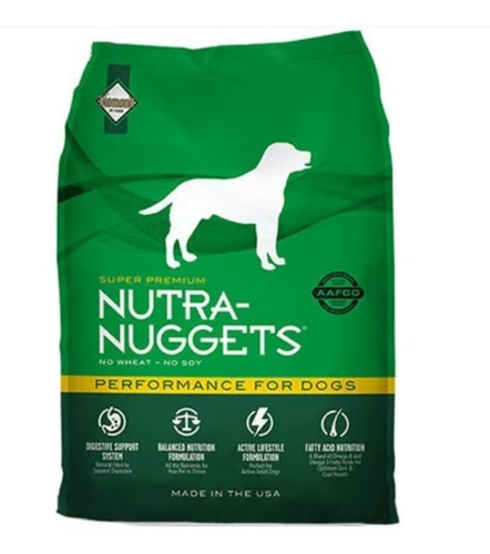 Alimento Perro Super Premium Nutra Nuggets Performance 15 Kg