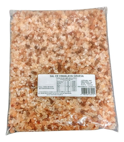 Sal Del Himalaya Gruesa X 1 Kg Siembras Y Cultivos 