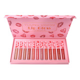 Conjunto De Caixas De Presente Z Lip Glaze De 12 Peças Matte