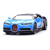 Bugatti Chiron Azul / Negro 1 / 24 por Maisto