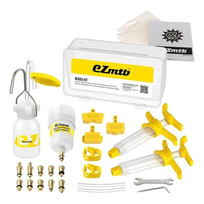 Kit De Herramientas De Purga De Aceite P\u002Fbici para frenos de disco hidráulicos 13 conectores metálicos para bicicletas de montaña y ruta para Avid Shimano | Meses sin interés