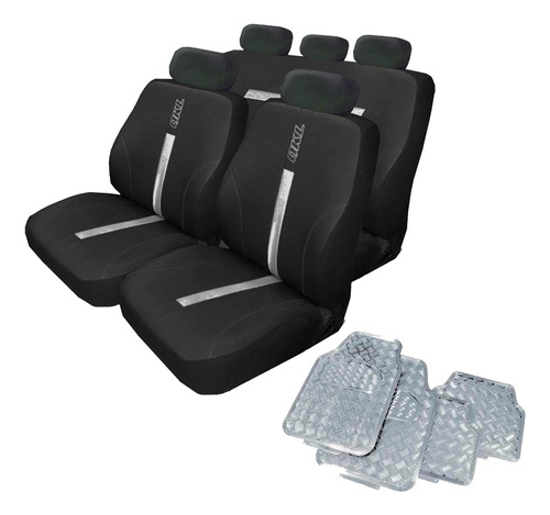 Kit Funda Cubre Asiento Alfombra Chevr Corsa Prisma Agile