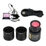 Camara Para Microscopio Universal De 2 Mp Hd Usb 2.0 + Otg