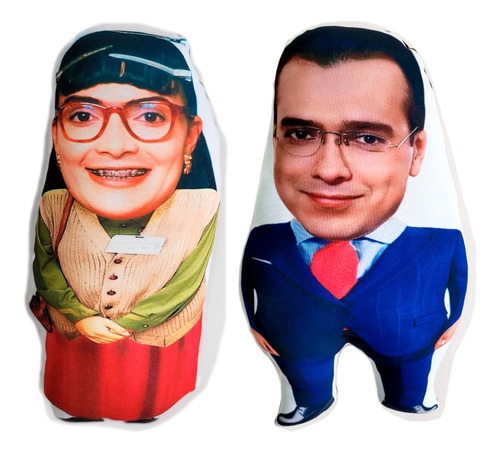 Cojines Betty La Fea Y Armando Chiquito 27 X 17 Cms (2)