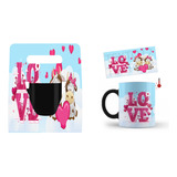 Kit Caja, Taza Mágica, Vaquitas, Love, Para Regalo, 11oz