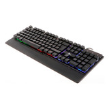 Teclado Gamer Xtech Armiger Xtk-510s Qwerty Español España Color Negro Con Luz Led