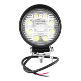 Faro Proyector 9 Led 27w Redondo Para Moto Cuatri 4x4 Cree