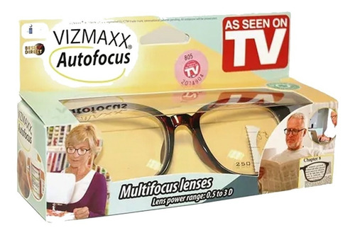 Lentes Vizmaxx Autofocus Color Cafe Con Betas Original Inova