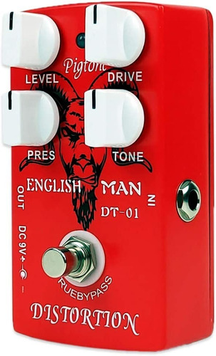 Pedal Pigtone Metal Distorsion English Man Thrash Metal