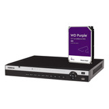 Gravador Nvr 16 Canais Intelbras Nvd 3316 P Hd 4tb Wd Purple