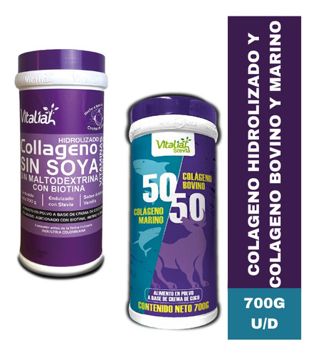 Pack Colagenos Hidrolizados Y 50/50 Vita - g a $100