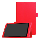 Funda De Piel Sintética Abatible Para Kindle Fire Hd 8 8