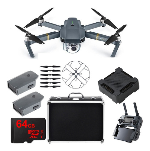 Combos Mavic Pro Hasta 3 Baterias Maletin Sd 64gb Visor 3d