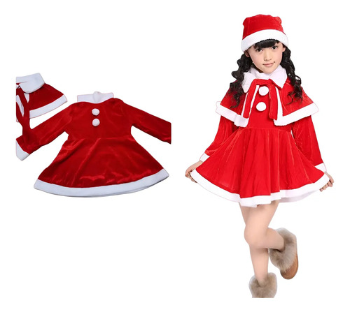 Disfraces De Santa Claus Y Vestidos Para Niñas Navidad